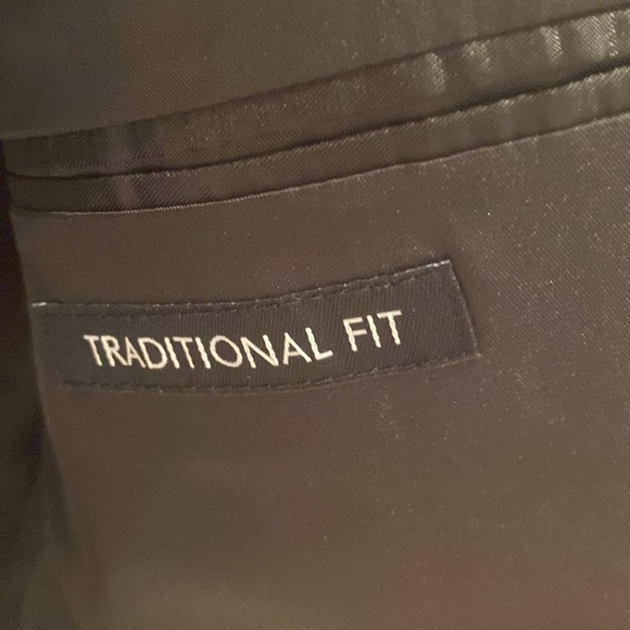 Jos.A.Bank 💯 wool executive black textured all seasons Jacket. Size 42R - Picture 8 of 9